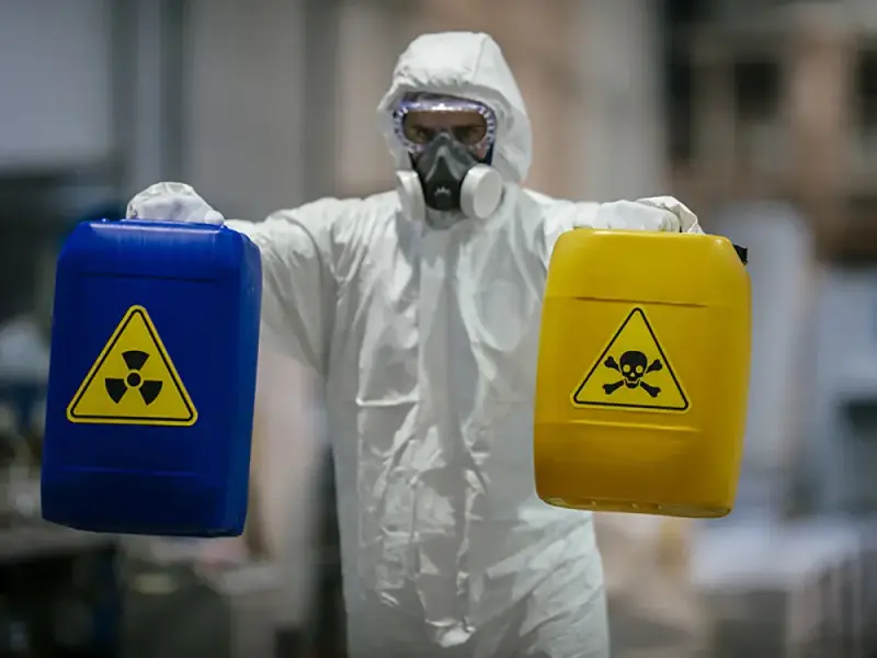 Biohazard Cleanup professionals at work in Hendersonville